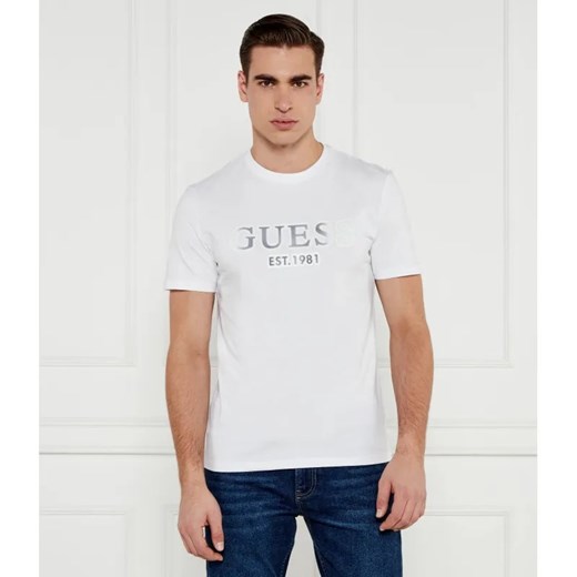 GUESS T-shirt | Slim Fit ze sklepu Gomez Fashion Store w kategorii T-shirty męskie - zdjęcie 184531442
