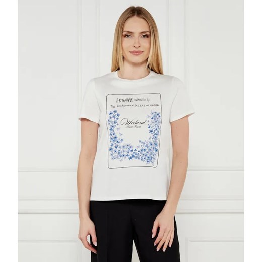 Weekend MaxMara T-shirt TEIERA | Regular Fit Weekend Maxmara S wyprzedaż Gomez Fashion Store
