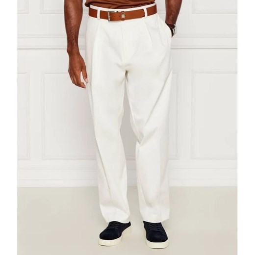 BOSS BLACK Spodnie David Beckham x BOSS | Slim Fit ze sklepu Gomez Fashion Store w kategorii Spodnie męskie - zdjęcie 184531461