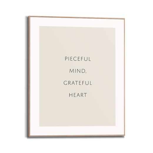 Orangewallz Druk artystyczny &quot;Peaceful Mind&quot; w ramce - 40 x 50 cm ze sklepu Limango Polska w kategorii Obrazy - zdjęcie 184532013