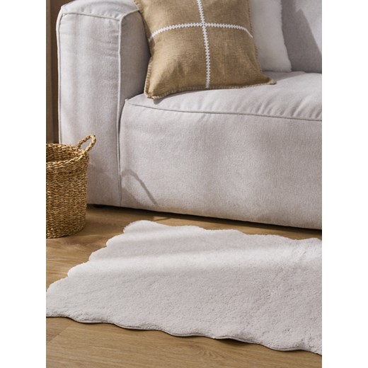 Sinsay - Bawełniany dywan - kremowy Sinsay One Size Sinsay