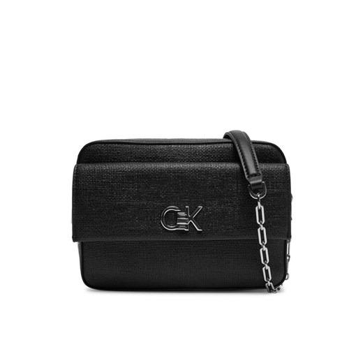 Torebka Calvin Klein Ck Pocket Camera Bag_Tex K60K613239 Czarny ze sklepu eobuwie.pl w kategorii Kopertówki - zdjęcie 184532221