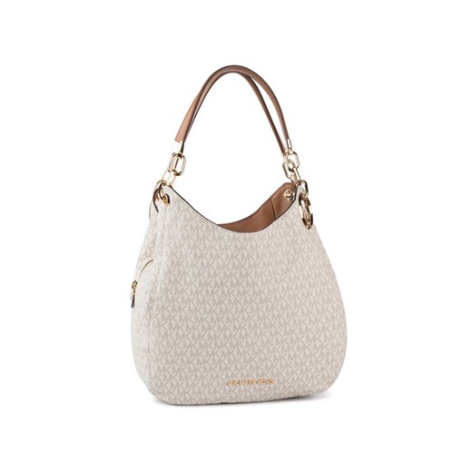 Torebka Michael Kors Lillie 30T9G0LE3B Beżowy ze sklepu eobuwie.pl w kategorii Torebki worki - zdjęcie 184532280