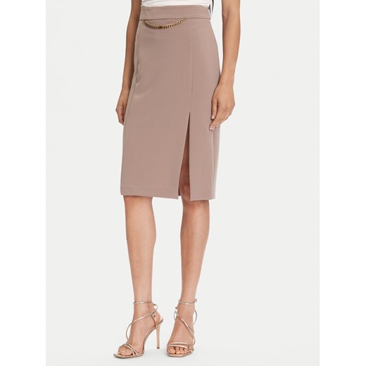 Marciano Guess Spódnica midi 5YGD07 7357A Beżowy Regular Fit ze sklepu MODIVO w kategorii Spódnice - zdjęcie 184533011