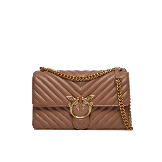 Pinko Torebka Love One Classic Dc PE 24 PLTT 100941 A0GK Brązowy ze sklepu MODIVO w kategorii Listonoszki - zdjęcie 184533040