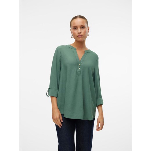 Vero Moda Bluzka w kolorze zielonym ze sklepu Limango Polska w kategorii Bluzki damskie - zdjęcie 184534063