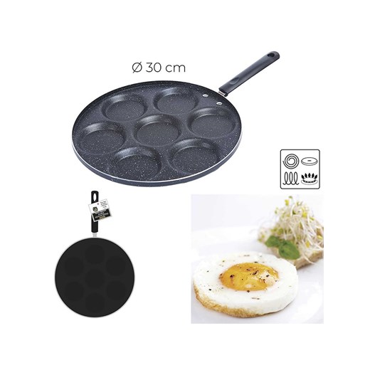 COOK CONCEPT Patelnia w kolorze czarnym - Ø 30 cm ze sklepu Limango Polska w kategorii Akcesoria kuchenne - zdjęcie 184534153