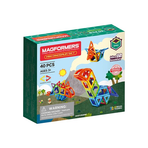 MAGFORMERS Zestaw konstrukcyjny &quot;Megaformers Mini Dinosaur Set&quot; - 3+ ze sklepu Limango Polska w kategorii Zabawki - zdjęcie 184534564