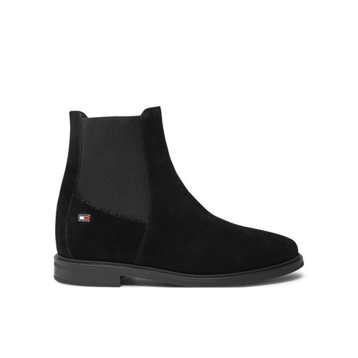 Sztyblety Tommy Hilfiger FW0FW08176 Czarny ze sklepu eobuwie.pl w kategorii Botki - zdjęcie 184534801