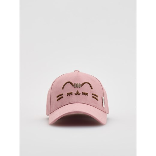 Reserved - Czapka z daszkiem Pusheen - różowy ze sklepu Reserved w kategorii Czapki dziecięce - zdjęcie 184535501
