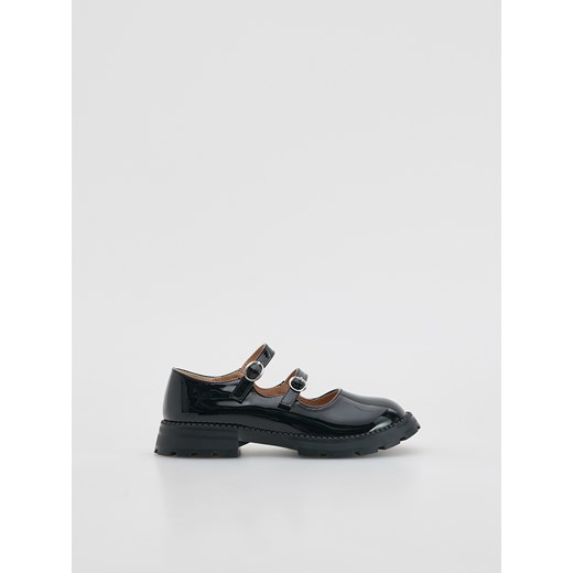 Reserved - Lakierowane loafersy - czarny Reserved 39 Reserved