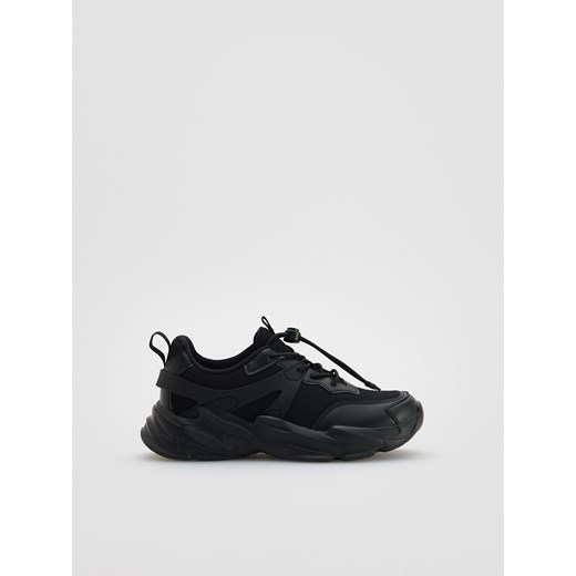 Reserved - Sportowe sneakersy - czarny ze sklepu Reserved w kategorii Buty sportowe dziecięce - zdjęcie 184535641