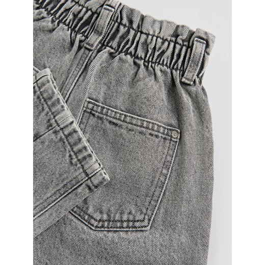 Reserved - Jeansy baggy high waist - jasnoszary Reserved 146 (10 lat) Reserved