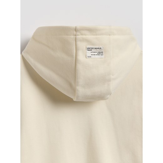 Reserved - Bawełniana bluza oversize - złamana biel Reserved 164 (13 lat) Reserved