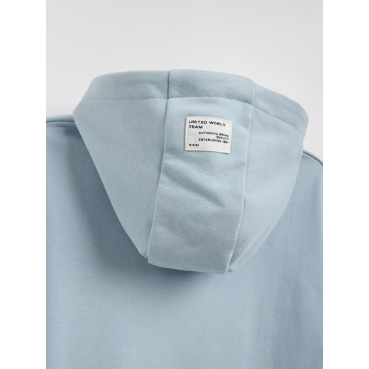 Reserved - Bawełniana bluza oversize - jasnoniebieski Reserved 116 (5-6 lat) Reserved