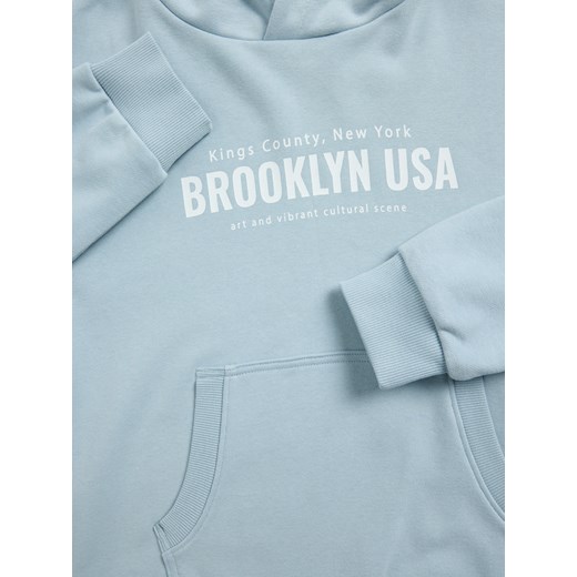 Reserved - Bawełniana bluza oversize - jasnoniebieski Reserved 128 (7-8 lat) Reserved