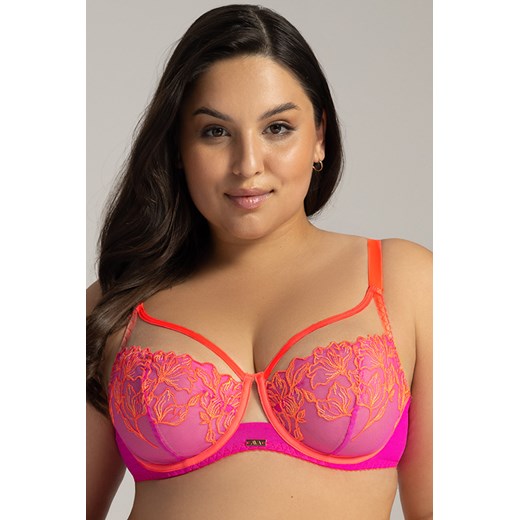 Biustonosz miękki Ava 2162 Flamingo glowing 85C kontri.pl