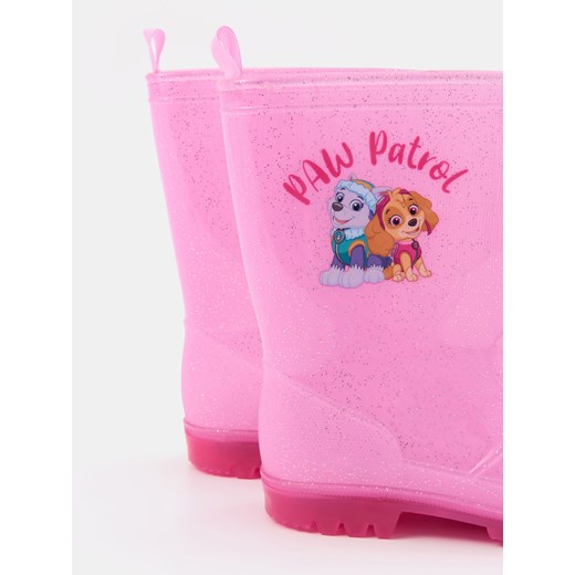 Sinsay - Kalosze ze świecącą podeszwą LED PAW Patrol - różowy Sinsay 28 Sinsay