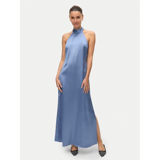 Vero Moda Sukienka wieczorowa Sally 10333766 Niebieski Regular Fit ze sklepu MODIVO w kategorii Sukienki - zdjęcie 184536694