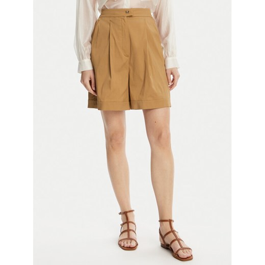 Max Mara Beachwear Bermudy Sultano 2516141019 Brązowy Relaxed Fit ze sklepu MODIVO w kategorii Szorty - zdjęcie 184536731