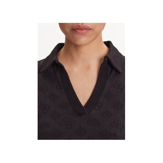 Guess Bluzka V5YP10 Z3OA0 Czarny Regular Fit Guess XS_S MODIVO