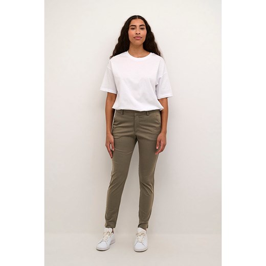 Kaffe Spodnie chino w kolorze khaki ze sklepu Limango Polska w kategorii Spodnie damskie - zdjęcie 184537660