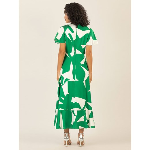 APART Sukienka w kolorze zielono-białym 40 okazja Limango Polska