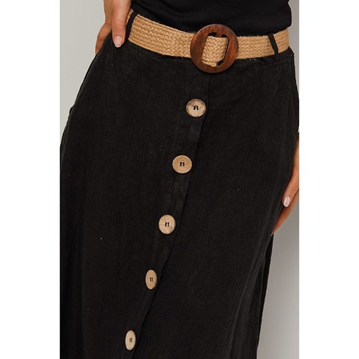 Le Monde du Lin Spódnica w kolorze czarnym Le Monde Du Lin 40/42 wyprzedaż Limango Polska