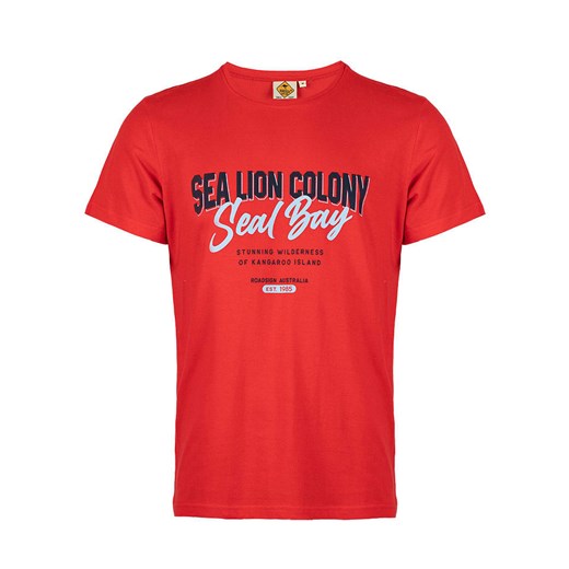 Roadsign Koszulka w kolorze czerwonym ze sklepu Limango Polska w kategorii T-shirty męskie - zdjęcie 184538581
