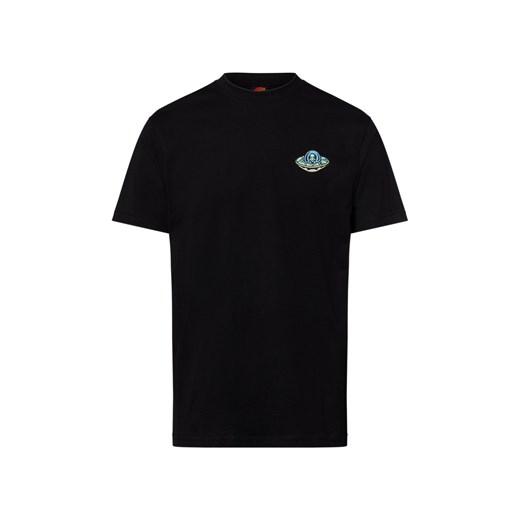 Santa Cruz Męska koszula z nadrukiem - Winkowski Ufo Dot Mężczyźni Bawełna czarny nadruk ze sklepu vangraaf w kategorii T-shirty męskie - zdjęcie 184539070