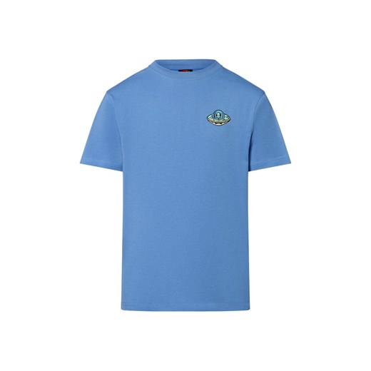 Santa Cruz Męska koszula z nadrukiem - Winkowski Ufo Dot Mężczyźni Bawełna niebieski nadruk ze sklepu vangraaf w kategorii T-shirty męskie - zdjęcie 184539071