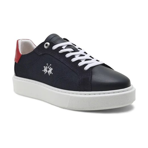 La Martina Sneakersy | z dodatkiem skóry La Martina 41 promocyjna cena Gomez Fashion Store