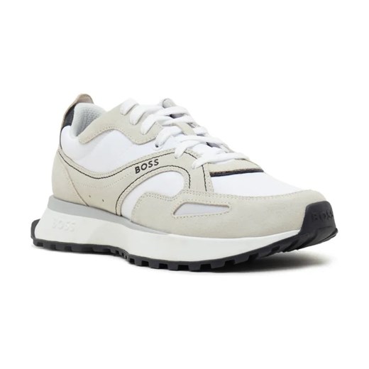 BOSS BLACK Sneakersy Jonah_Runn_sdmx | z dodatkiem skóry ze sklepu Gomez Fashion Store w kategorii Buty sportowe męskie - zdjęcie 184539261