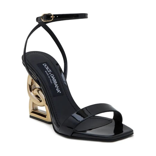 Dolce & Gabbana Skórzane sandały na słupku ze sklepu Gomez Fashion Store w kategorii Sandały damskie - zdjęcie 184539271