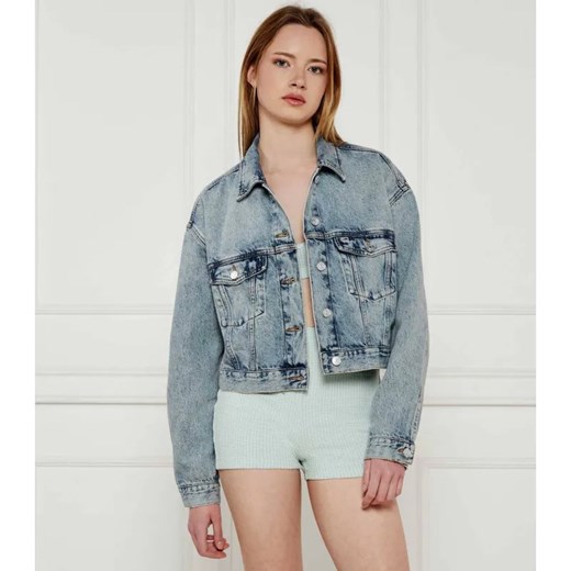 Tommy Jeans Kurtka jeansowa BI6012 | Oversize fit ze sklepu Gomez Fashion Store w kategorii Kurtki damskie - zdjęcie 184539542