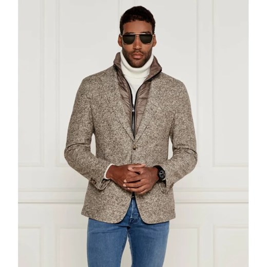 BOSS BLACK Marynarka 2w1 Hanry | Slim Fit | z dodatkiem wełny ze sklepu Gomez Fashion Store w kategorii Marynarki męskie - zdjęcie 184539563