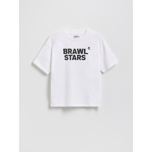 Reserved - T-shirt Brawl Stars - biały ze sklepu Reserved w kategorii T-shirty chłopięce - zdjęcie 184540024