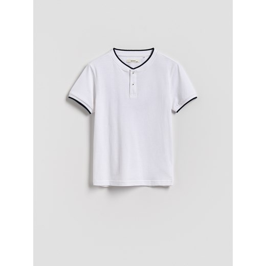 Reserved - Koszulka polo - biały ze sklepu Reserved w kategorii T-shirty chłopięce - zdjęcie 184540032