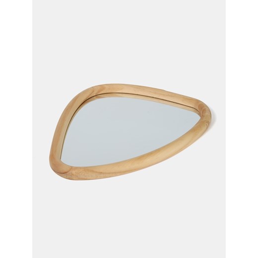 Sinsay - Lustro o nieregularnym kształcie - beżowy Sinsay One Size Sinsay