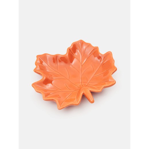 Sinsay - Ceramiczna podstawka pod łyżkę w kształcie liścia - pomarańczowy Sinsay One Size Sinsay