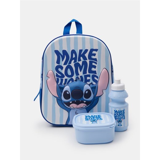 Sinsay - Zestaw: plecak, lunchbox oraz butelka Stitch - wielobarwny ze sklepu Sinsay w kategorii Dom - zdjęcie 184541321