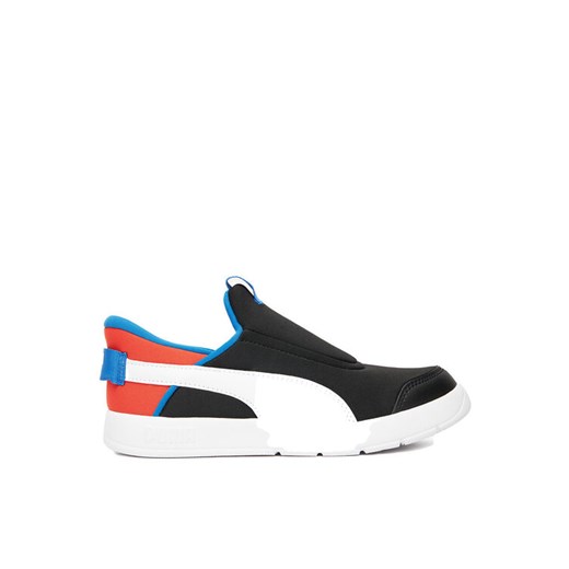 Sneakersy Puma COURTFLEX V3 SLIPTECH PS 39973401 Czarny ze sklepu eobuwie.pl w kategorii Buty sportowe dziecięce - zdjęcie 184541392