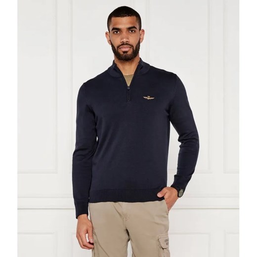 Aeronautica Militare Sweter | Regular Fit ze sklepu Gomez Fashion Store w kategorii Swetry męskie - zdjęcie 184542552