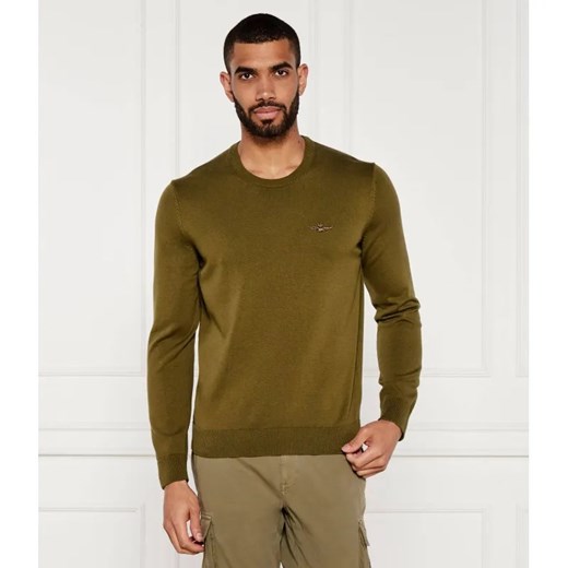 Aeronautica Militare Sweter | Regular Fit ze sklepu Gomez Fashion Store w kategorii Swetry męskie - zdjęcie 184542562