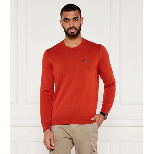 Aeronautica Militare Sweter | Regular Fit ze sklepu Gomez Fashion Store w kategorii Swetry męskie - zdjęcie 184542570