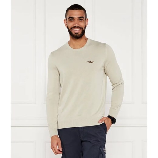 Aeronautica Militare Sweter | Regular Fit ze sklepu Gomez Fashion Store w kategorii Swetry męskie - zdjęcie 184542571