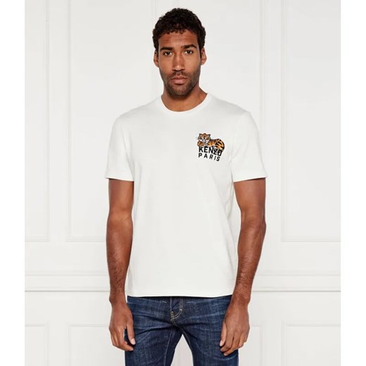 Kenzo T-shirt HAPPY TIGER | Slim Fit ze sklepu Gomez Fashion Store w kategorii T-shirty męskie - zdjęcie 184542631
