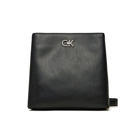 Calvin Klein Torebka Ck Bucket Bag K60K612803 Czarny ze sklepu MODIVO w kategorii Listonoszki - zdjęcie 184544864