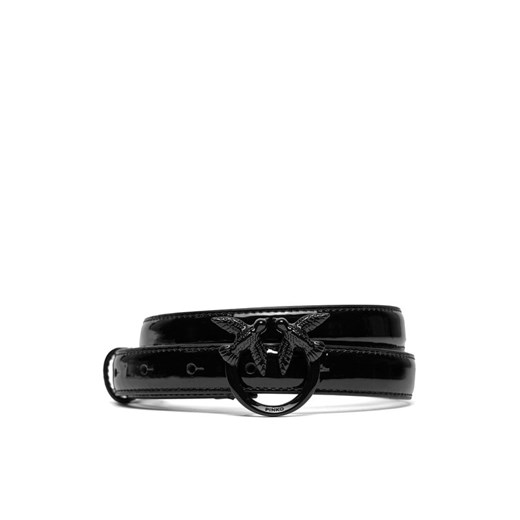 Pinko Pasek Damski Love Berry H2 Belt PE 24 PLT01 100143 A1JD Czarny ze sklepu MODIVO w kategorii Paski damskie - zdjęcie 184544892