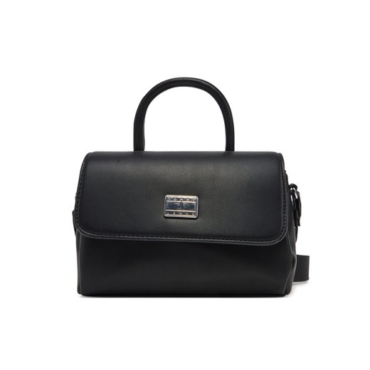 Tommy Jeans Torebka Tjw American Cool Flap Crossover AW0AW17296 Czarny ze sklepu MODIVO w kategorii Torebki damskie - zdjęcie 184544910